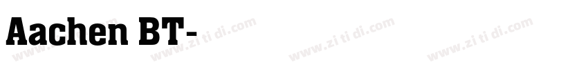 Aachen BT字体转换